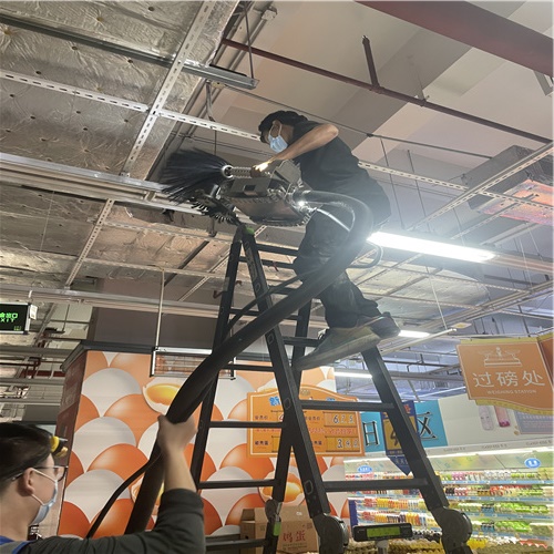 开景净化科技对空调风管系统的清洗流程-中央空调风管清洗-深圳空调风管清洗