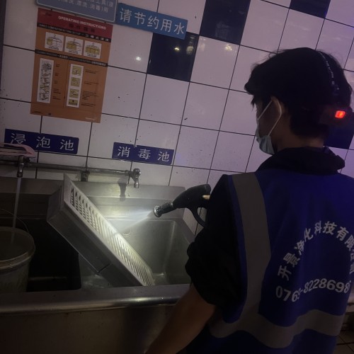 开景对大润发国贸店空调通风系统清洗消毒-空调通风管道清洗-空调风管清洗-空调盘管机清洗-管道清洗设备、风管清洗消毒 