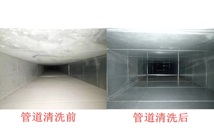 该如何清洗空调通风管道里的灰尘-东莞风管清洗厂家
