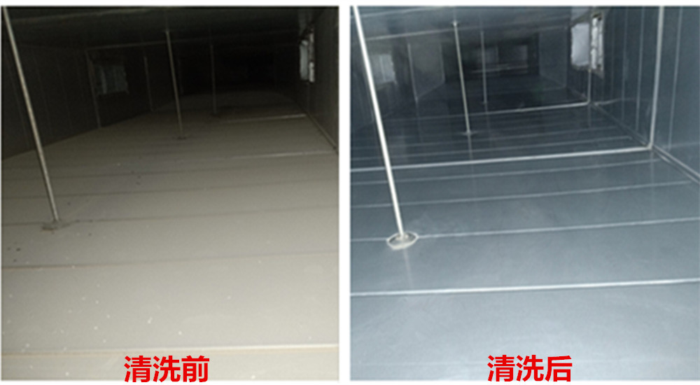 全封闭式集中空调通风系统清洗-空调清洗-风管清洗-通风管道清洗