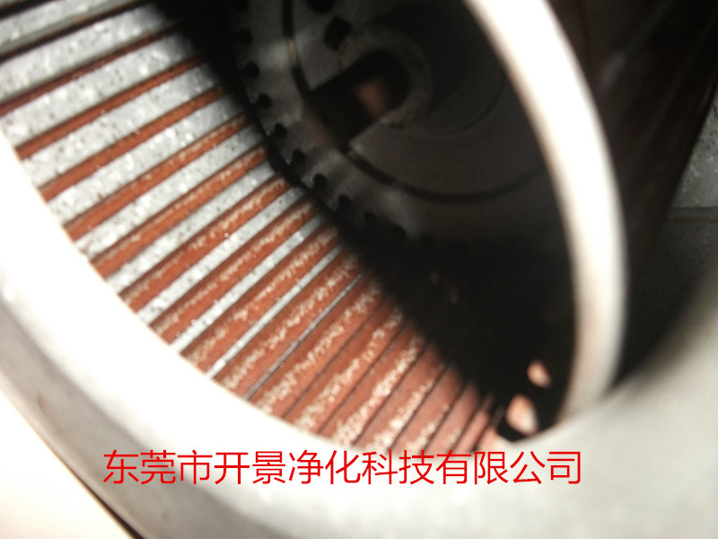 东莞市开景净化对中储油粮脂工业公司盘管机清洗-风机清洗-盘管机清洗